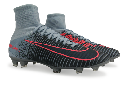 Nike Kids Mercurial Superfly V FG Light Armory Blue/Armory Navy