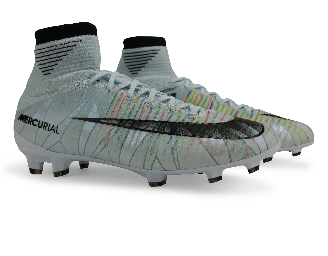 Nike Kids Mercurial Superfly V CR7 Dynamic Fit  FG Blue Tint/Black/White