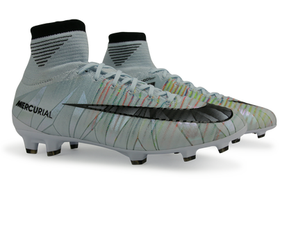 Nike Kids Mercurial Superfly V CR7 Dynamic Fit  FG Blue Tint/Black/White
