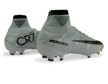 Nike Kids Mercurial Superfly V CR7 Dynamic Fit  FG Blue Tint/Black/White