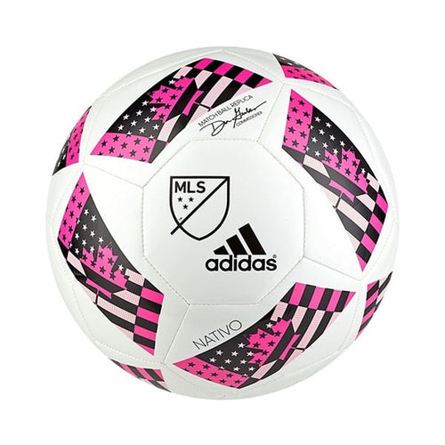 adidas 16 MLS Glider Ball White/Shock Pink/Black