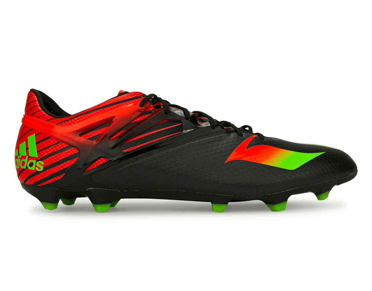 adidas Men's Messi 15.1 FG/AG Core Black/ Neon Green/Infrared