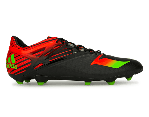 adidas Men's Messi 15.1 FG/AG Core Black/ Neon Green/Infrared