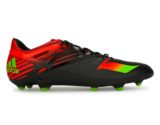 adidas Men's Messi 15.1 FG/AG Core Black/ Neon Green/Infrared