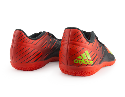 adidas Kids Messi 15.3 Indoor Soccer Shoes Core Black/Neon Green/Infrared