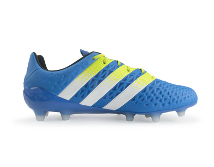 adidas Men's ACE 16.1 FG/AG Blue/White/Solar Slime