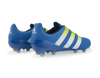 adidas Men's ACE 16.1 FG/AG Blue/White/Solar Slime