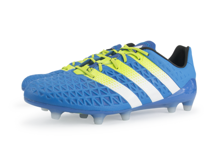 adidas Men's ACE 16.1 FG/AG Blue/White/Solar Slime
