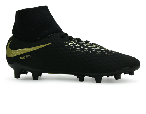 Nike Men's Hypervenom Phantom 3 Academy DF FG Black/Metalic Vivid Gold