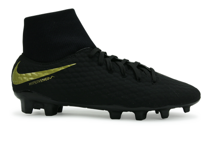 Nike Men's Hypervenom Phantom 3 Academy DF FG Black/Metalic Vivid Gold