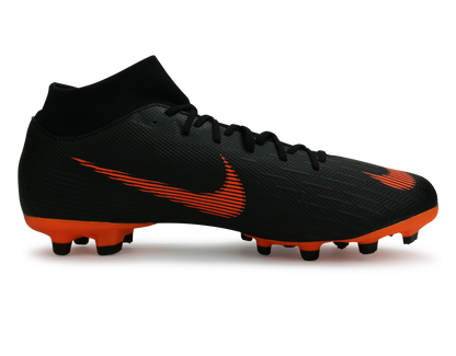 Nike Men's Mercurial Superfly VI Academy FG/MG Black/Total Orange