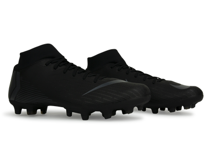 Nike Men's Mercurial Superfly 6 Academy FG/MG Black/Black