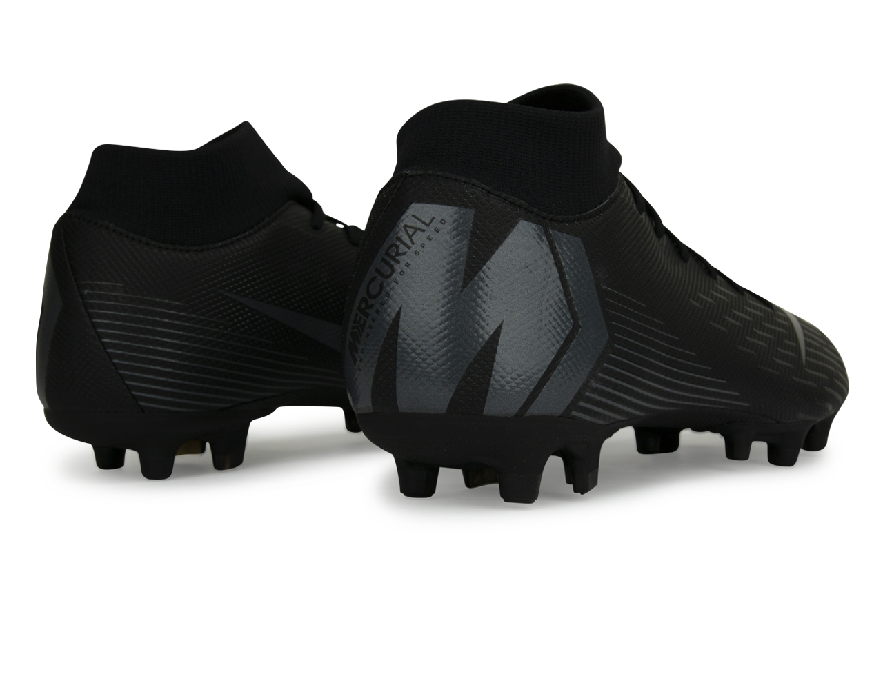 Nike Men's Mercurial Superfly 6 Academy FG/MG Black/Black