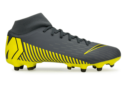 Nike Men's Mercurial Superfly Game Over Academy 6 FG/MG Dark Grey/Black