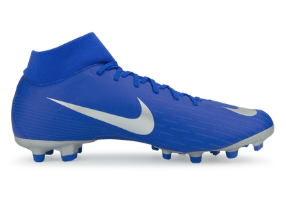 Nike Men's Mercurial Superfly 6 Academy FG Racer Blue/Metallic Silver