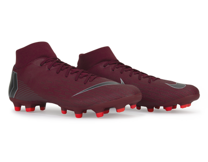 Nike Men's Mercurial Superfly 6 Academy FG/MG Team Red/Metallic Dark Grey