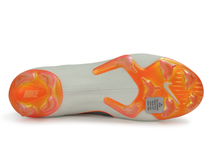 Nike Men's Mercurial Superfly 6 Elite FG White/Metalic Cool Grey/Total Orange