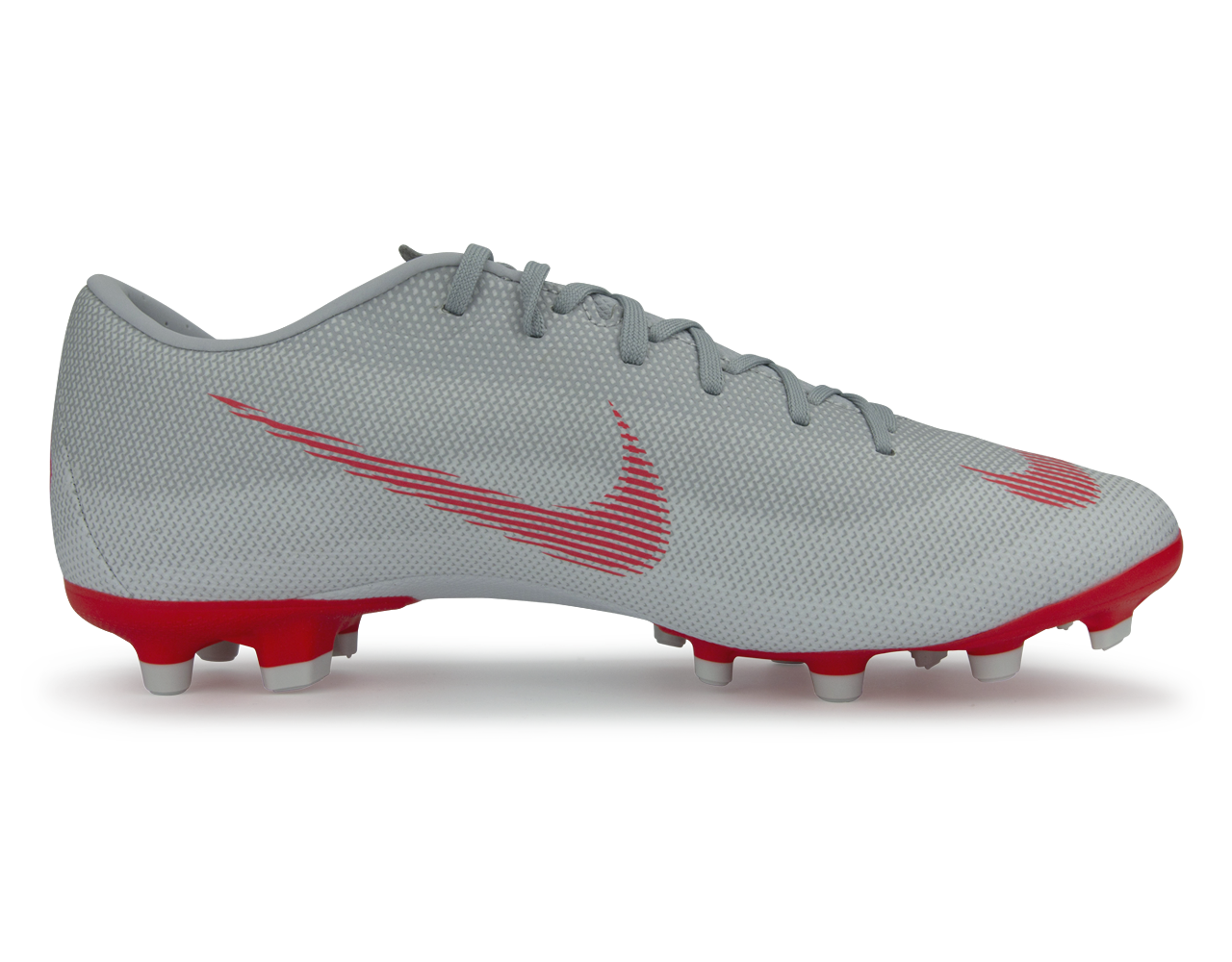 Nike Men's Mercurial Vapor 12 Academy FG Wolf Grey/Light Crimson