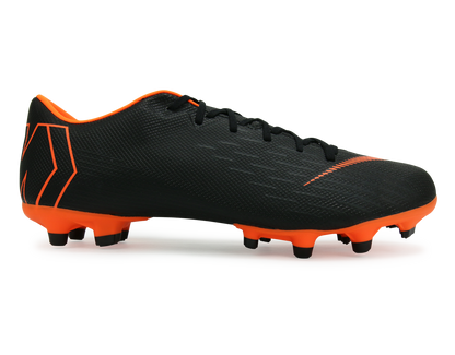 Nike Men's Mercurial Vapor 12 Academy FG/MG Black/Total Orange/White