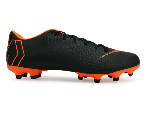 Nike Men's Mercurial Vapor 12 Academy FG/MG Black/Total Orange/White
