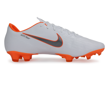 Nike Men's Mercurial Vapor 12 Pro FG White/Metalic Cool Grey/Total Orange