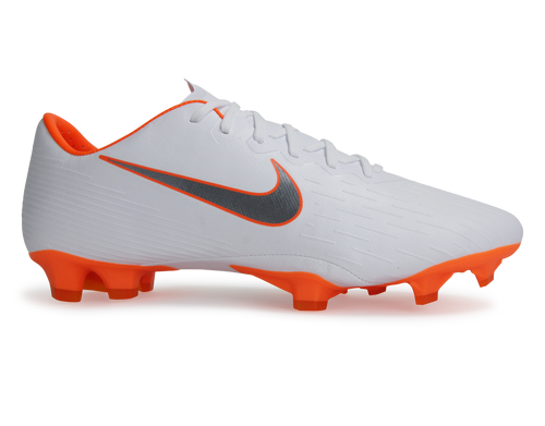 Nike Men's Mercurial Vapor 12 Pro FG White/Metalic Cool Grey/Total Orange