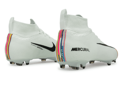 Nike Kids Mercurial Superfly 6 Elite FG White/Black/Pure Platinum