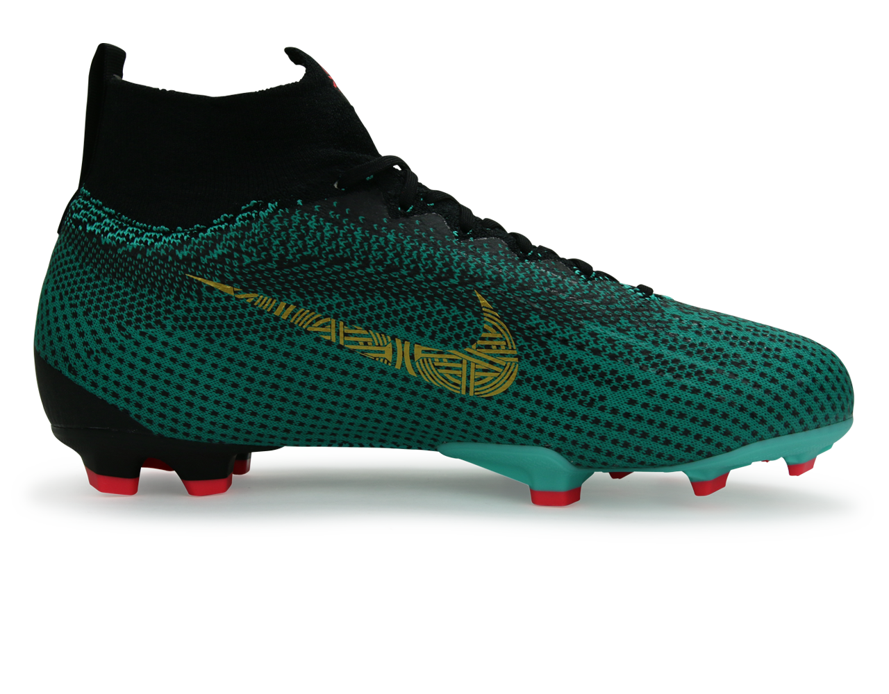 Nike Kids Superfly 6 CR7 Elite FG Clear Jade/Black/Hyper Turquoise