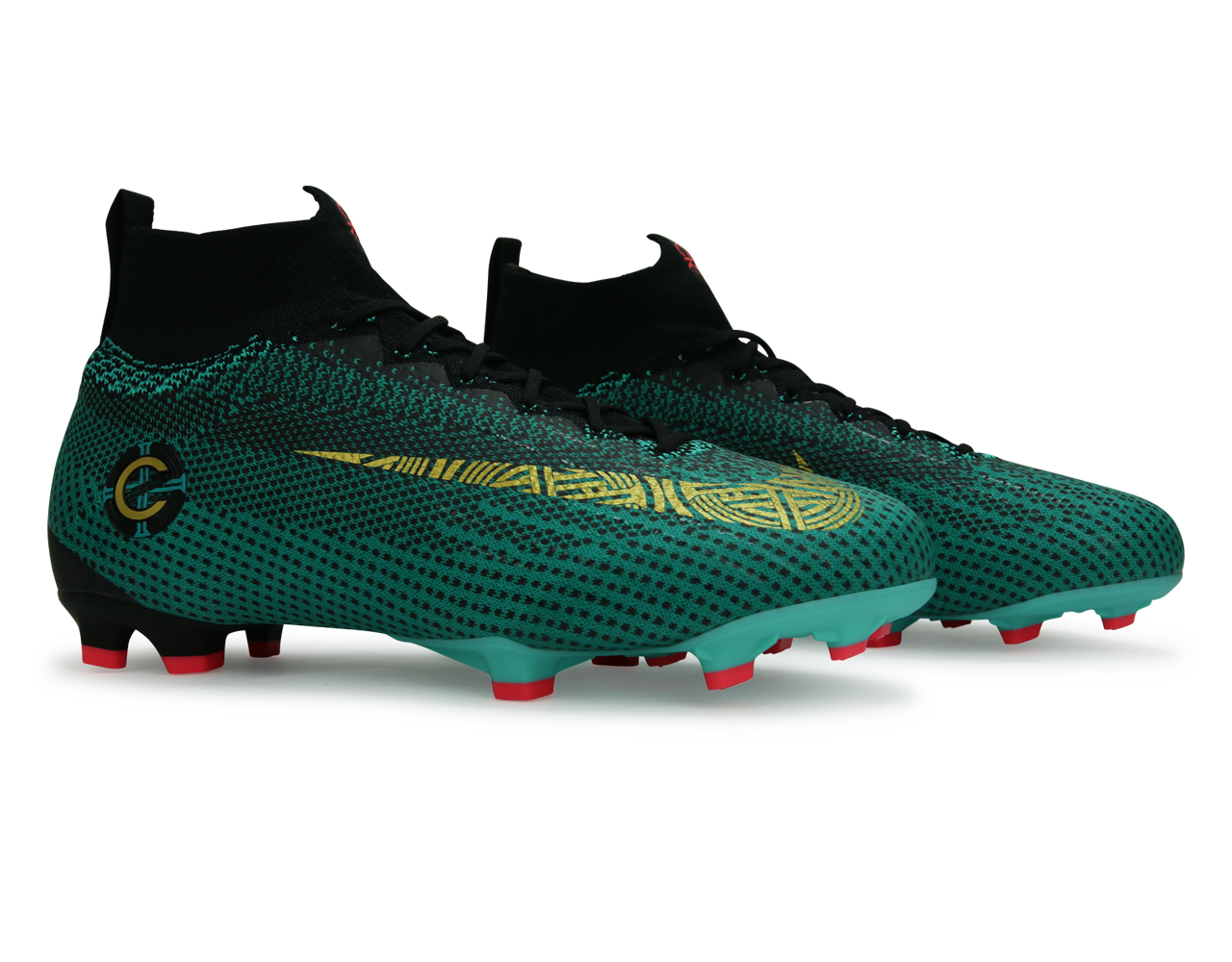 Nike Kids Superfly 6 CR7 Elite FG Clear Jade/Black/Hyper Turquoise
