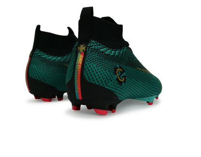 Nike Kids Superfly 6 CR7 Elite FG Clear Jade/Black/Hyper Turquoise
