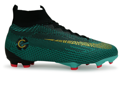 Nike Kids Superfly 6 CR7 Elite FG Clear Jade/Black/Hyper Turquoise