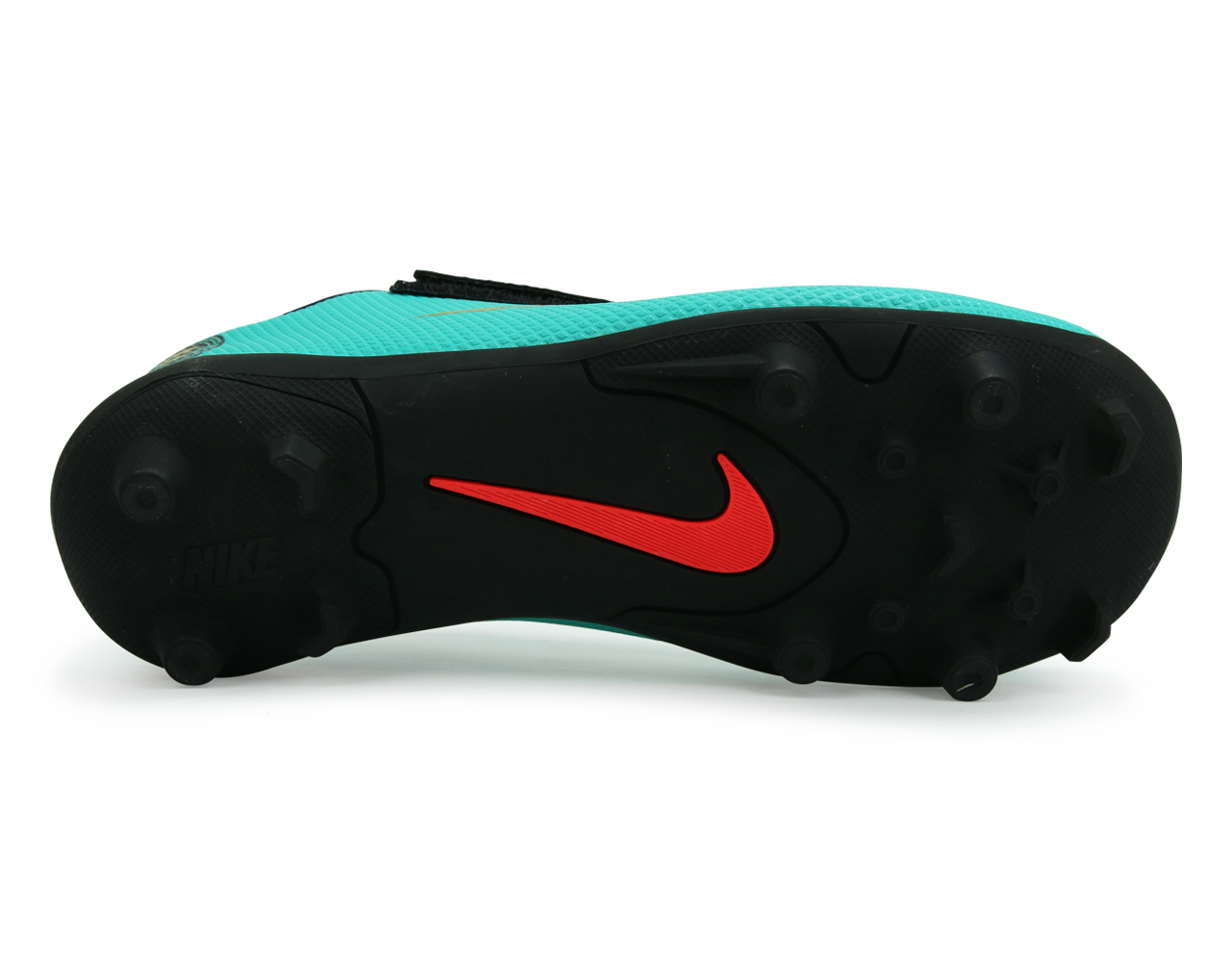 Nike Kids Mercurial Vapor 12 Club PS CR7 FG/MG Clear Jade/Black/Hyper Turquoise