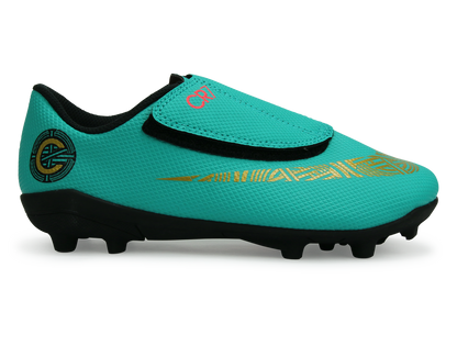 Nike Kids Mercurial Vapor 12 Club PS CR7 FG/MG Clear Jade/Black/Hyper Turquoise