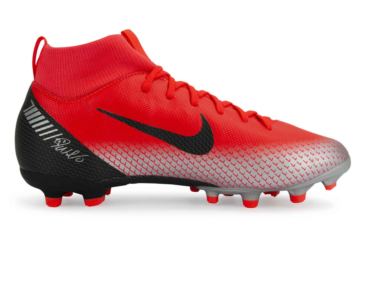 Nike Kids Mercurial CR7 Superfly 6 Academy FG/MG Bright Crimson/Black