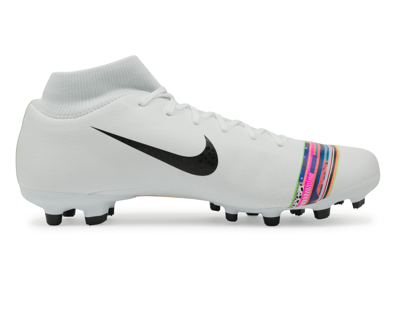 Nike Men's Mercurial Superfly 6 Academy CR7 MG White/Black/Pure Platinum
