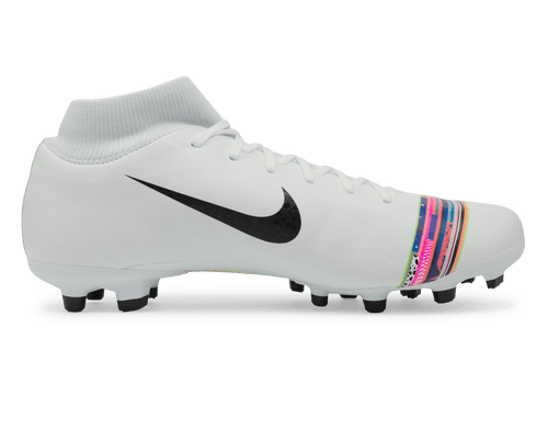 Nike Men's Mercurial Superfly 6 Academy CR7 MG White/Black/Pure Platinum