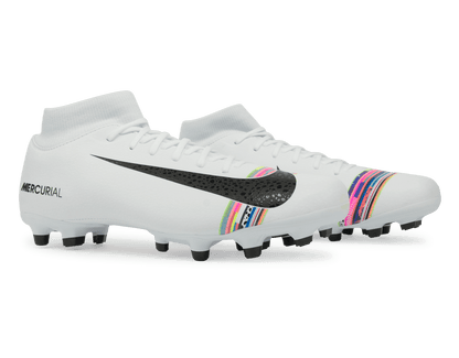 Nike Men's Mercurial Superfly 6 Academy CR7 MG White/Black/Pure Platinum