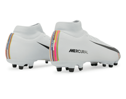 Nike Men's Mercurial Superfly 6 Academy CR7 MG White/Black/Pure Platinum