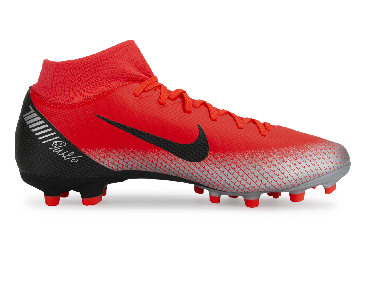 Nike Men's Mercurial CR7 Superfly 6 Academy MG Bright Crimson/Black