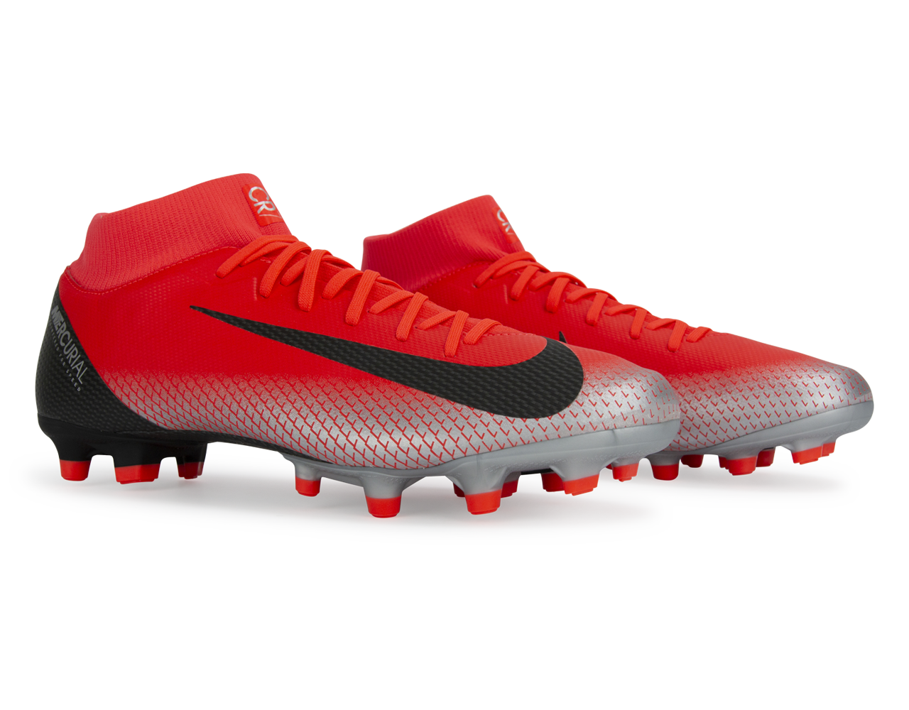 Nike Men's Mercurial CR7 Superfly 6 Academy MG Bright Crimson/Black