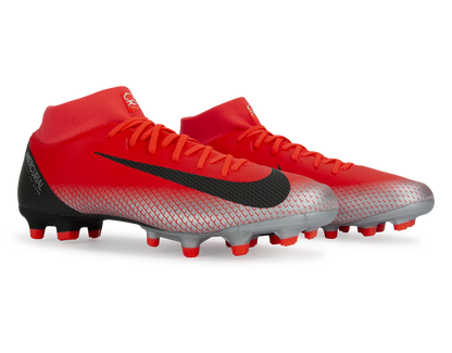 Nike Men's Mercurial CR7 Superfly 6 Academy MG Bright Crimson/Black