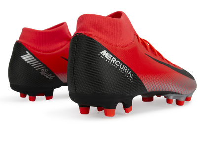 Nike Men's Mercurial CR7 Superfly 6 Academy MG Bright Crimson/Black