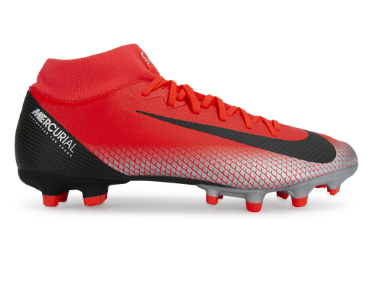 Nike Men's Mercurial CR7 Superfly 6 Academy MG Bright Crimson/Black