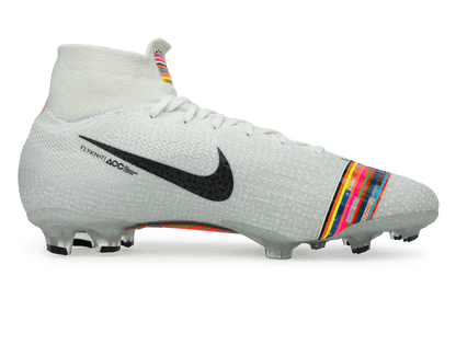 Nike Men's Mercurial Superfly 6 Elite FG White/Black/Pure Platinum