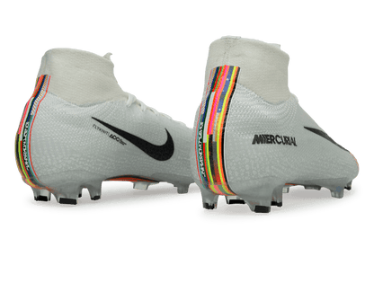 Nike Men's Mercurial Superfly 6 Elite FG White/Black/Pure Platinum