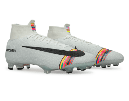 Nike Men's Mercurial Superfly 6 Elite FG White/Black/Pure Platinum