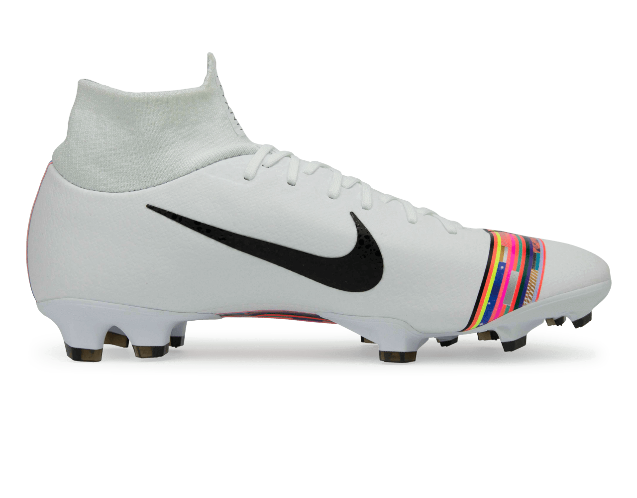 Nike Men's Mercurial Superfly 6 Pro FG White/Black/Pure Platinum