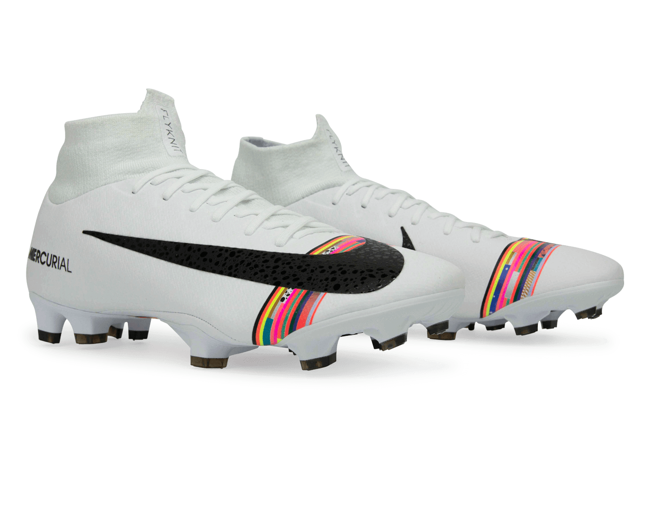 Nike Men's Mercurial Superfly 6 Pro FG White/Black/Pure Platinum