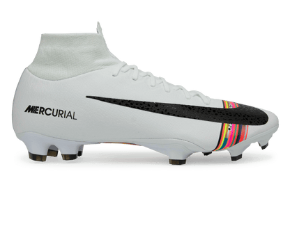 Nike Men's Mercurial Superfly 6 Pro FG White/Black/Pure Platinum