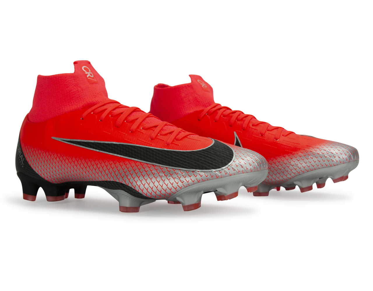Nike Men's Mercurial CR7 Superfly 6 Pro FG Bright Crimson/Black